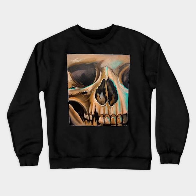 Skull Crewneck Sweatshirt by Darinstats